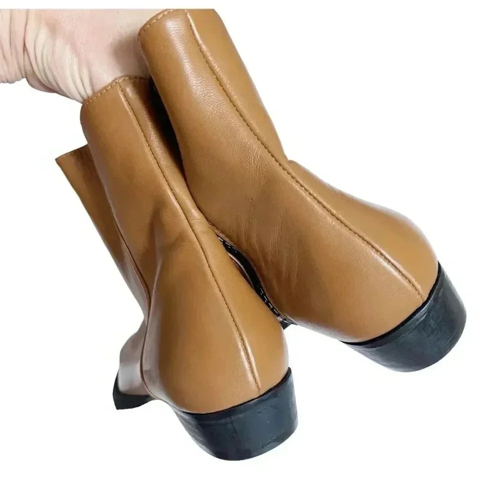 NEW Frame Le Maddox Leather Ankle Bootie size 38 or US 7.5 - Picture 6 of 8